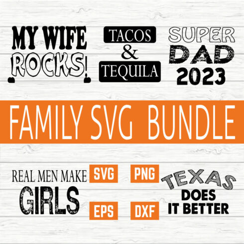 Family Svg Bundle vol 26 cover image.