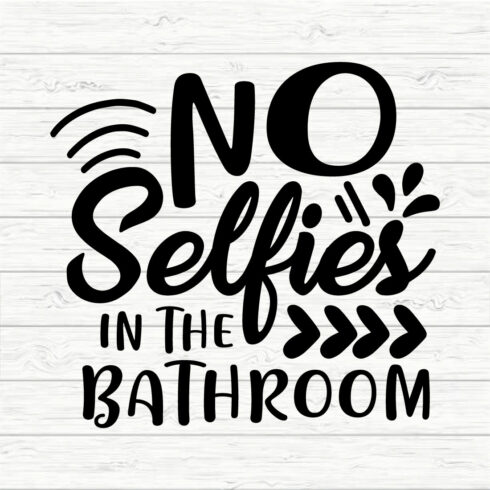 No Selfies In The Bathroom cover image.