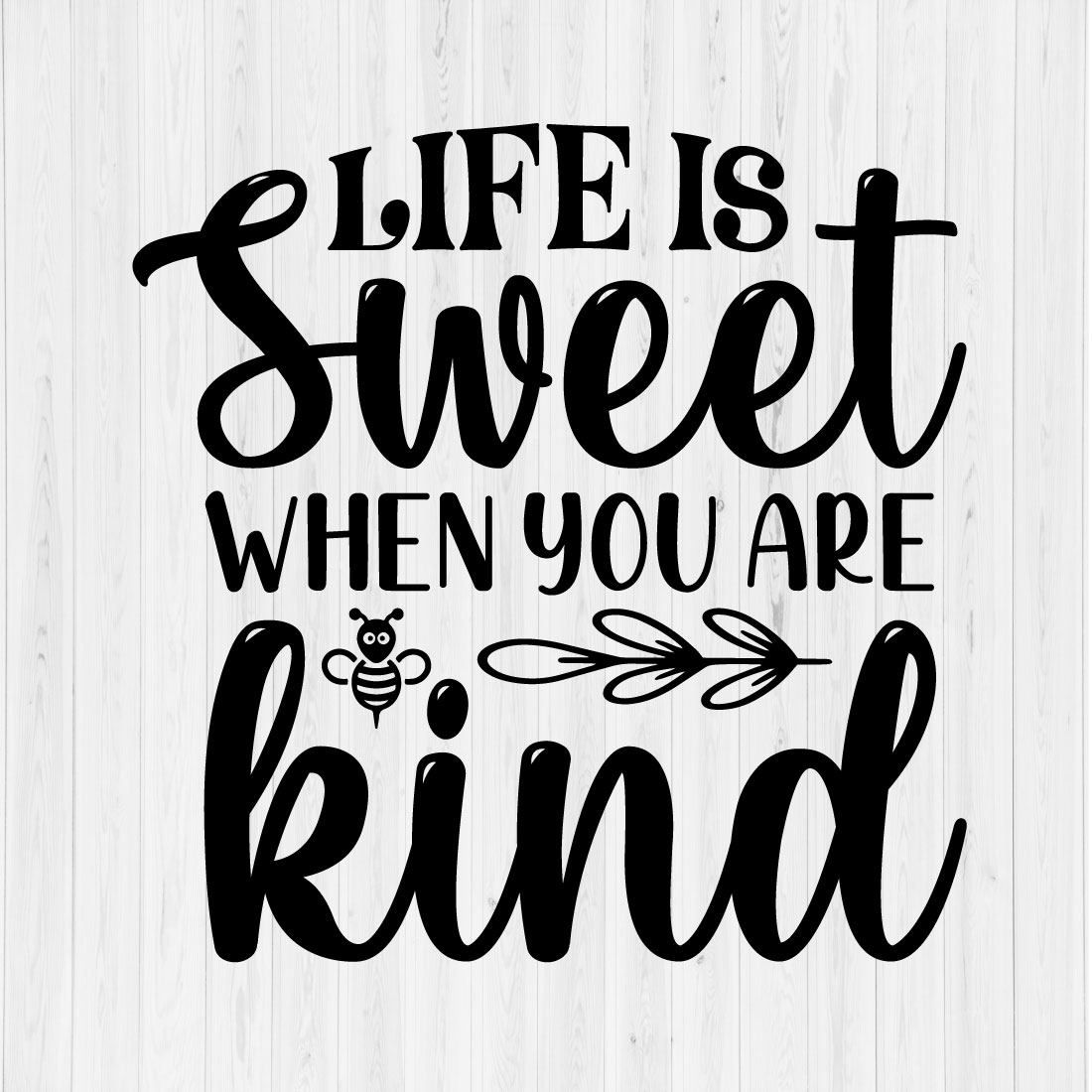 Life Is Sweet When You Are Kind cover image.