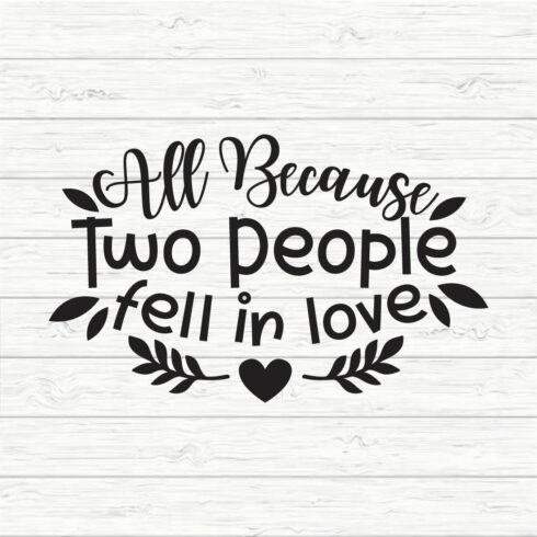 All Because Two People Fell In Love cover image.
