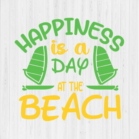 Happiness is a Day at the Beach cover image.