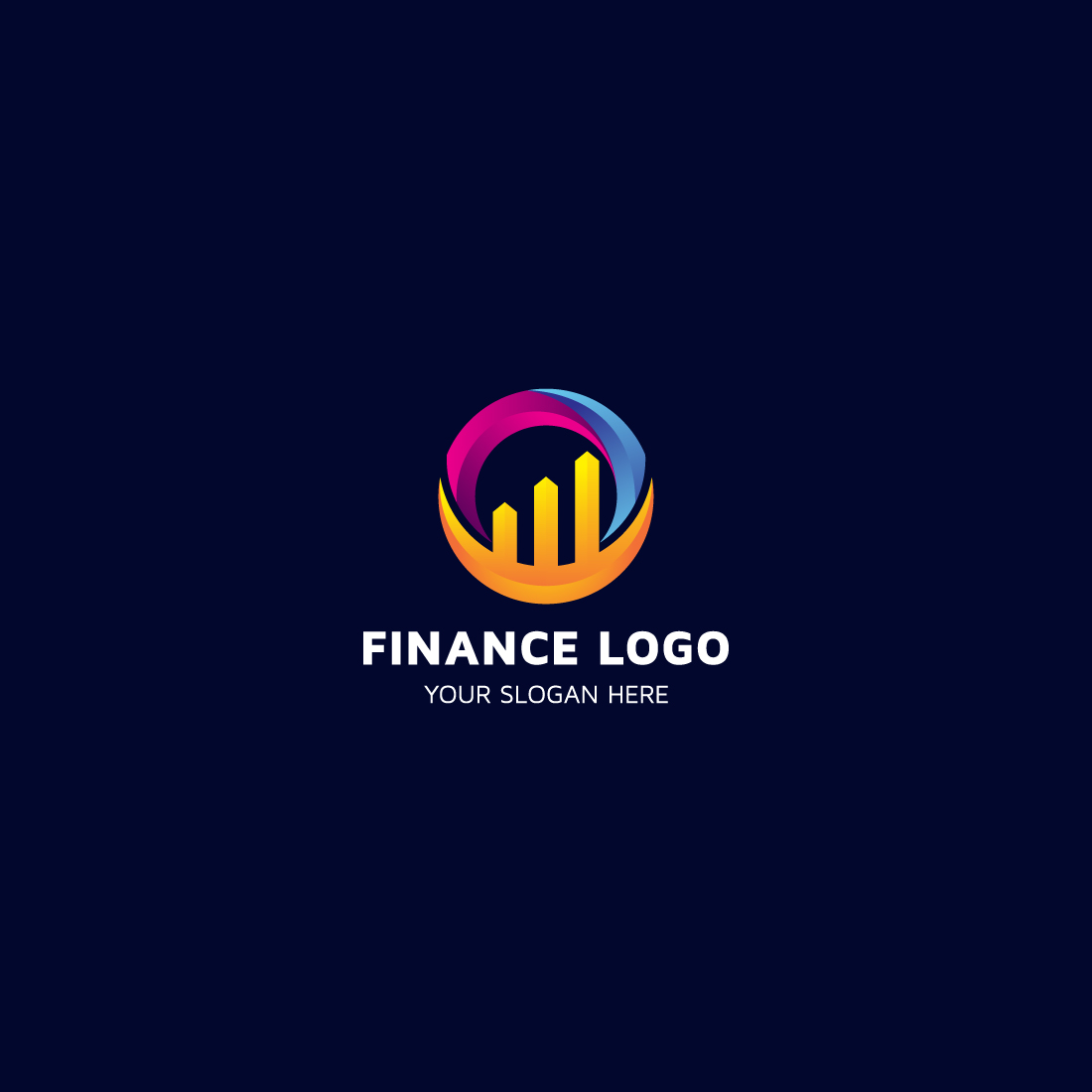 Business & Finance Symbols Vector Logo Design cover image.