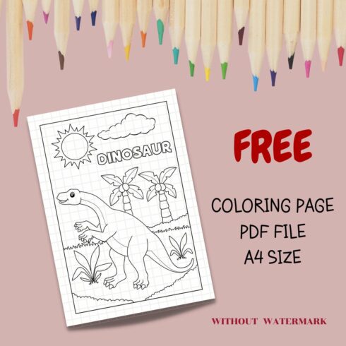 FREE ANIMAL COLORING PAGE cover image.