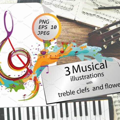 Musical illustrations cover image.