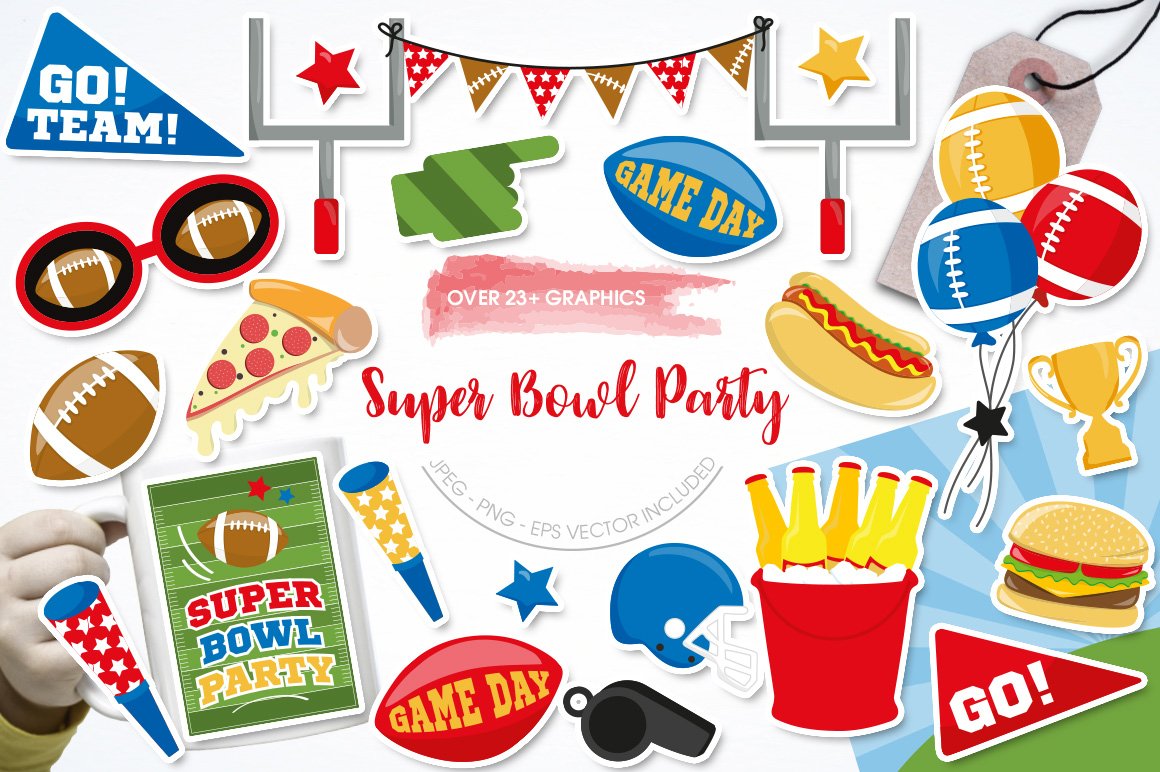 Super Bowl Party cover image.