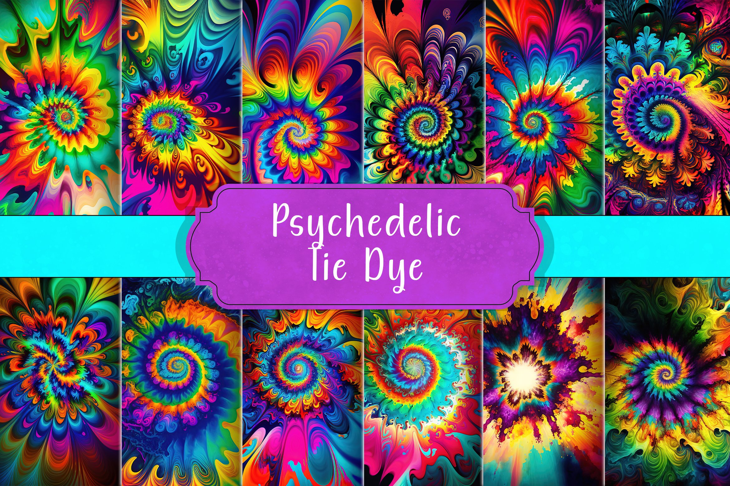 Psychedelic Tie Dye cover image.