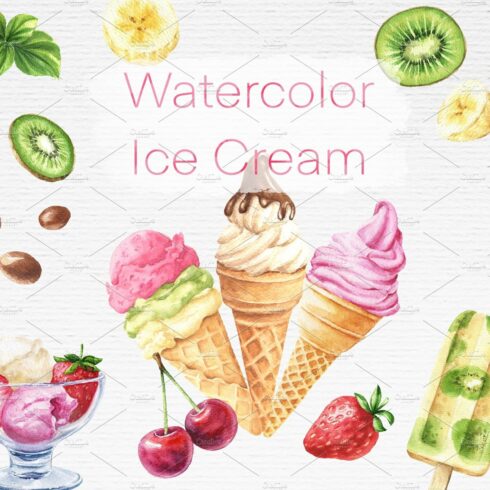 Watercolor Ice Cream cover image.