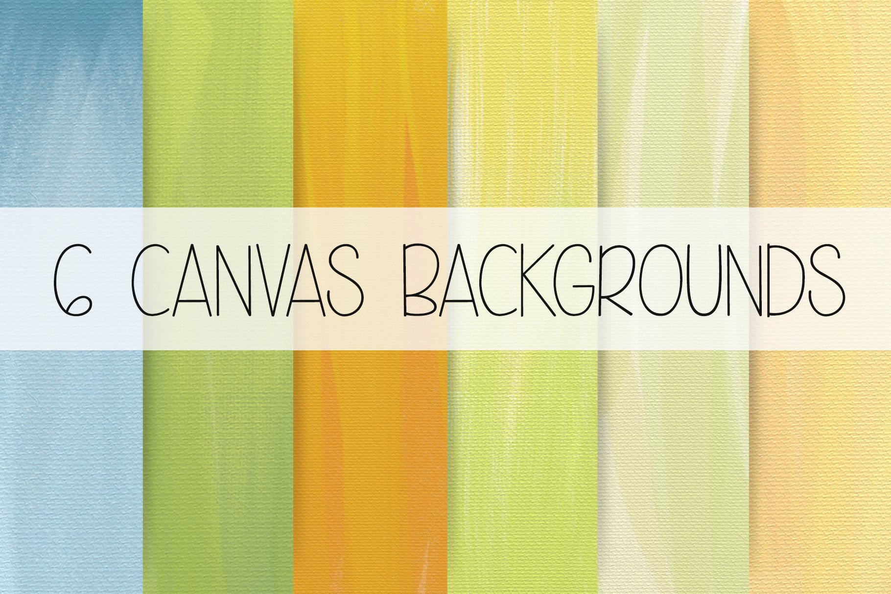 6 Canvas Backgrounds cover image.