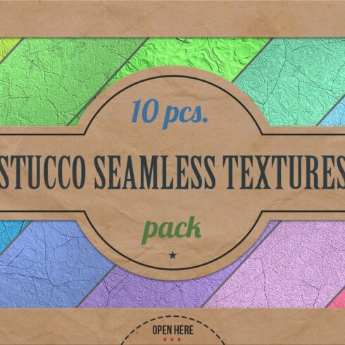 Stucco Seamless HD Textures Pack v.3 cover image.