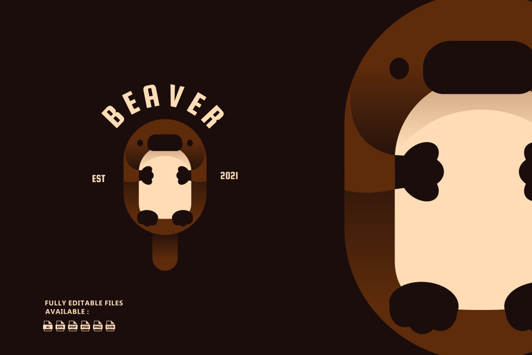 Beaver Gradient Colorful Logo cover image.