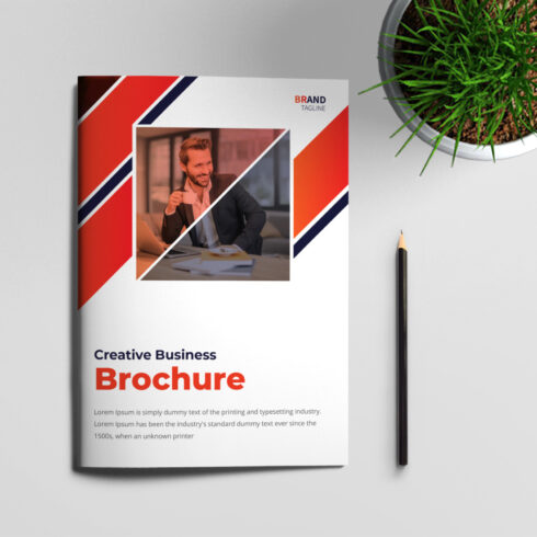 Business Bifold Brochure Design cover image.