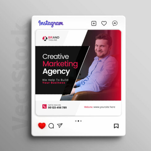 Digital marketing agency social media post cover image.