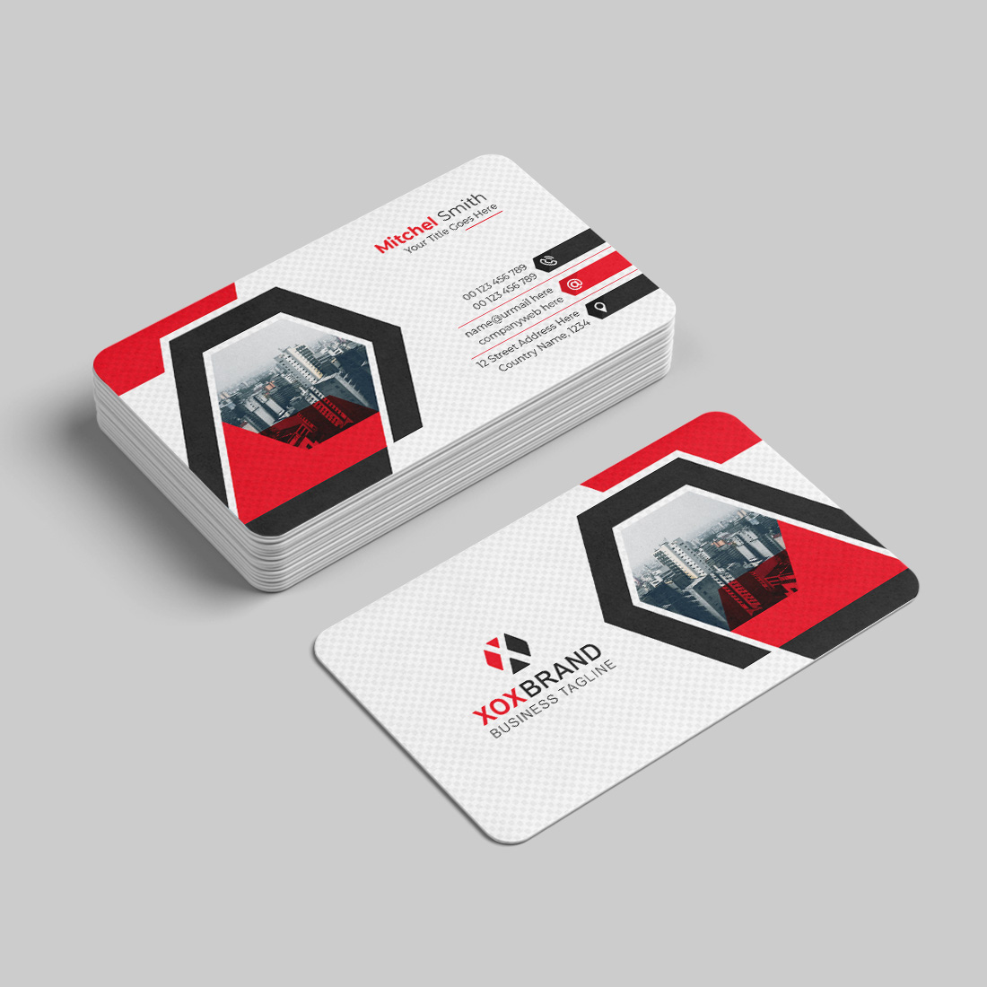 Creative business card design cover image.