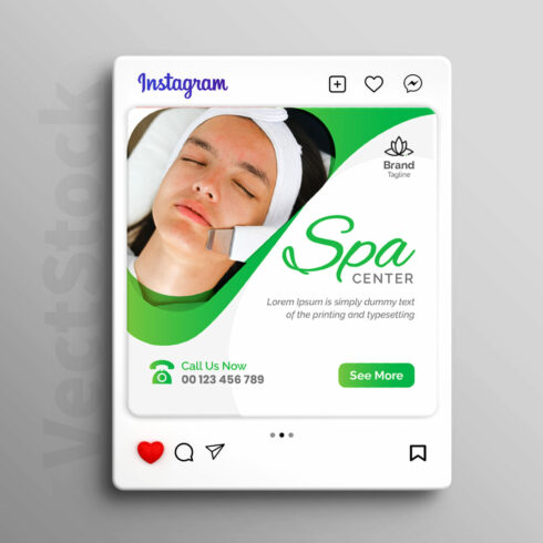 Spa instagram post cover image.