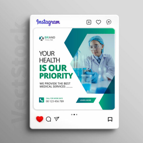 Medical social media Instagram post cover image.