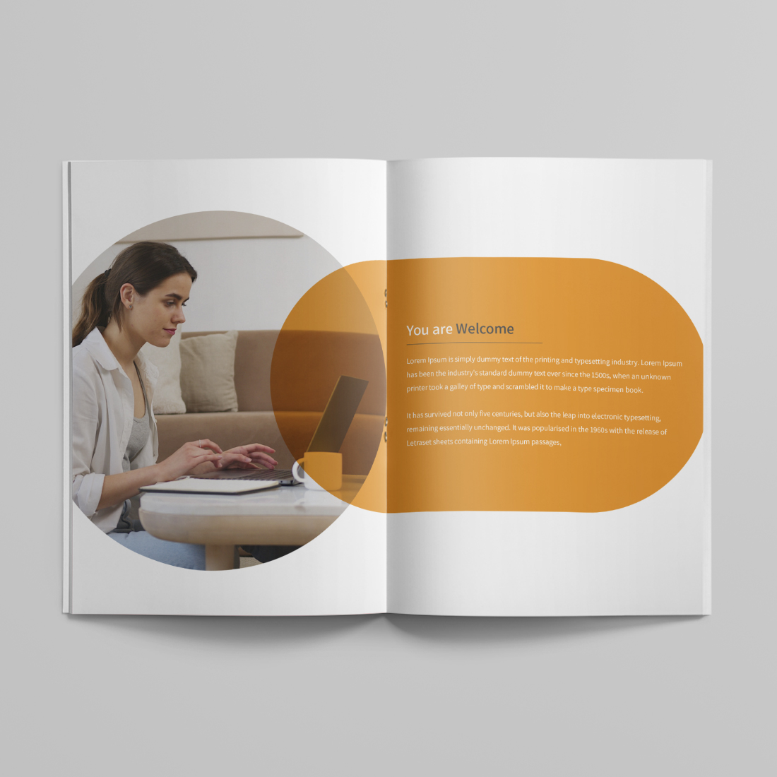 16 Pages Business Brochure Design Template preview image.