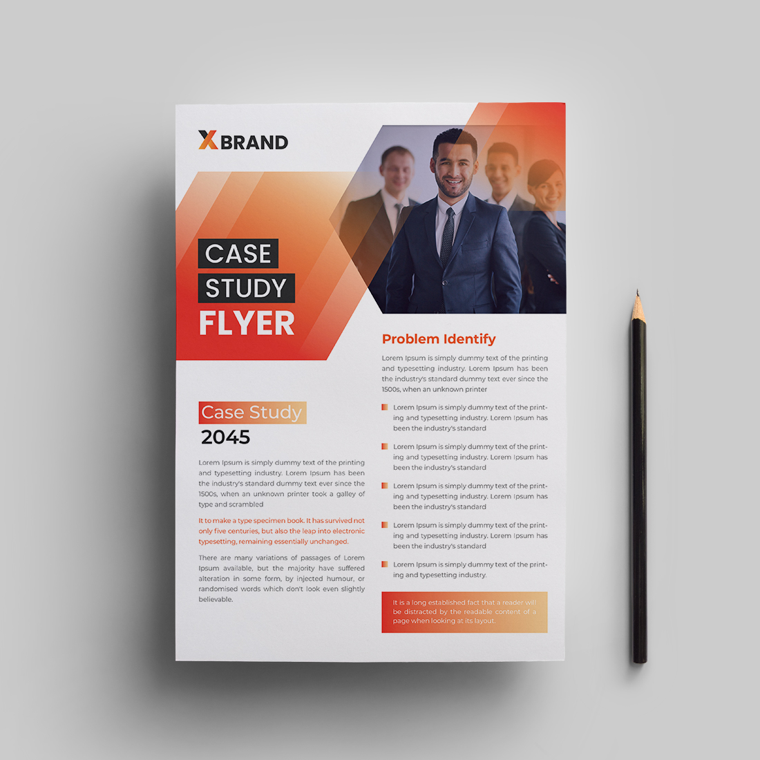 Case study template preview image.