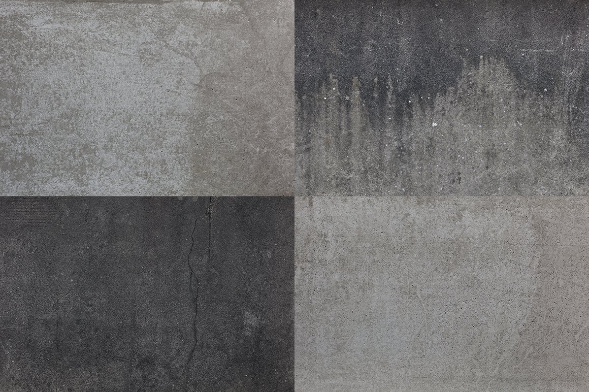 30 Concrete Textures / Backgrounds preview image.