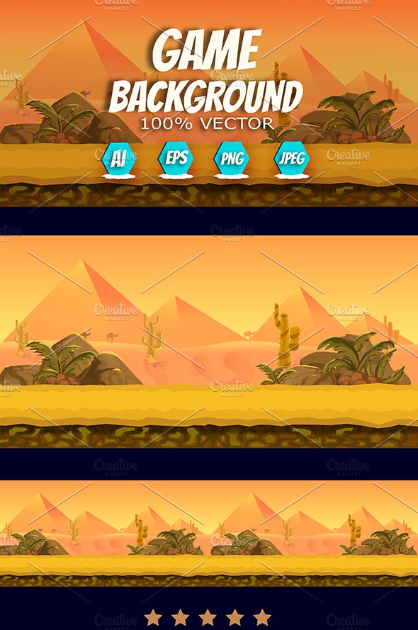 Pyramids Game Background preview image.