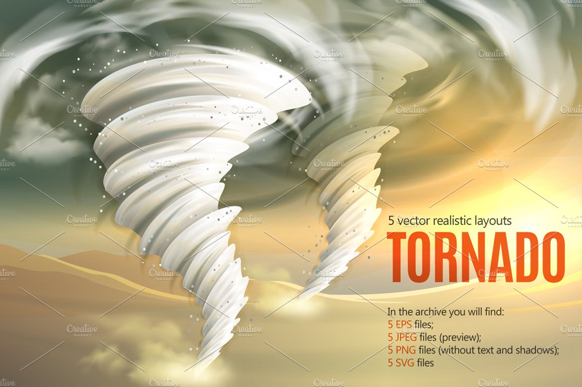 Tornado Realistic Set cover image.
