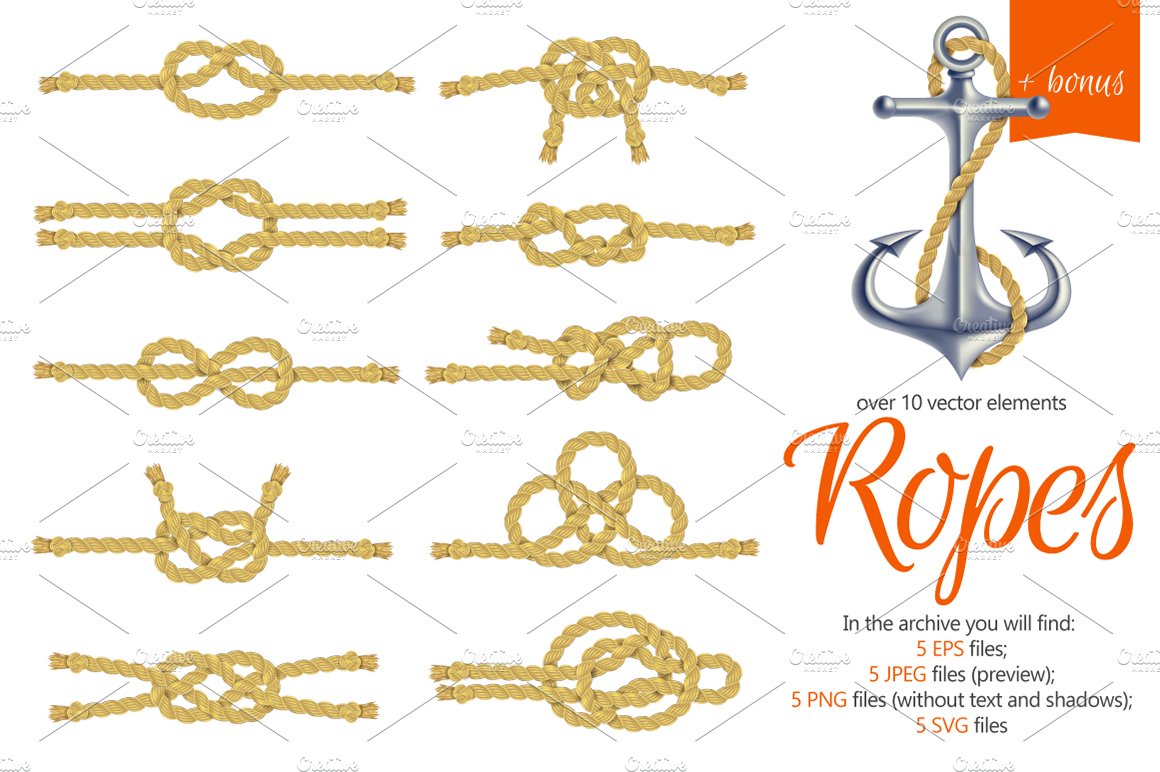 Ropes and Knots Set cover image.