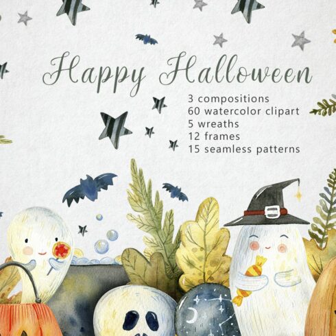 Magic Halloween Watercolor Set cover image.