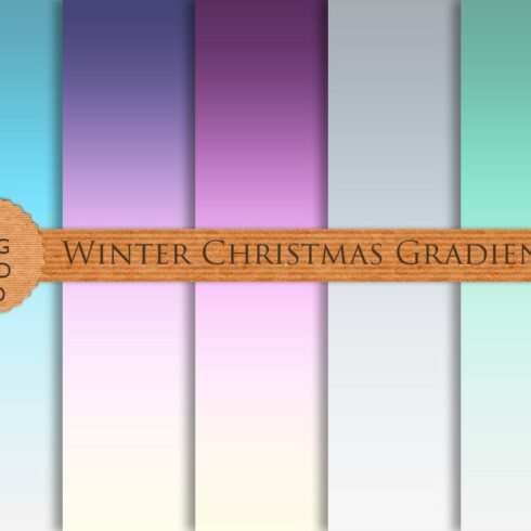 WINTER CHRISTMAS GRADIENTS Photoshop cover image.