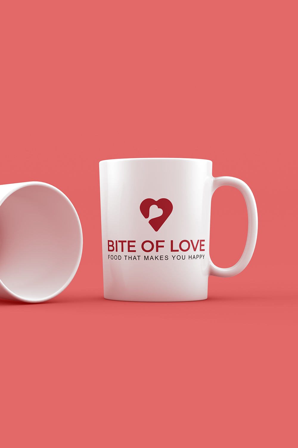 Bite Of Love - Logo Design pinterest preview image.