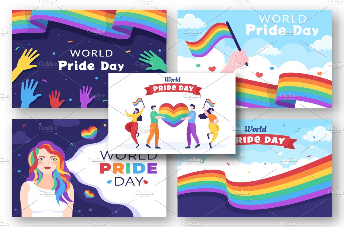 15 Pride Month Day Illustration preview image.