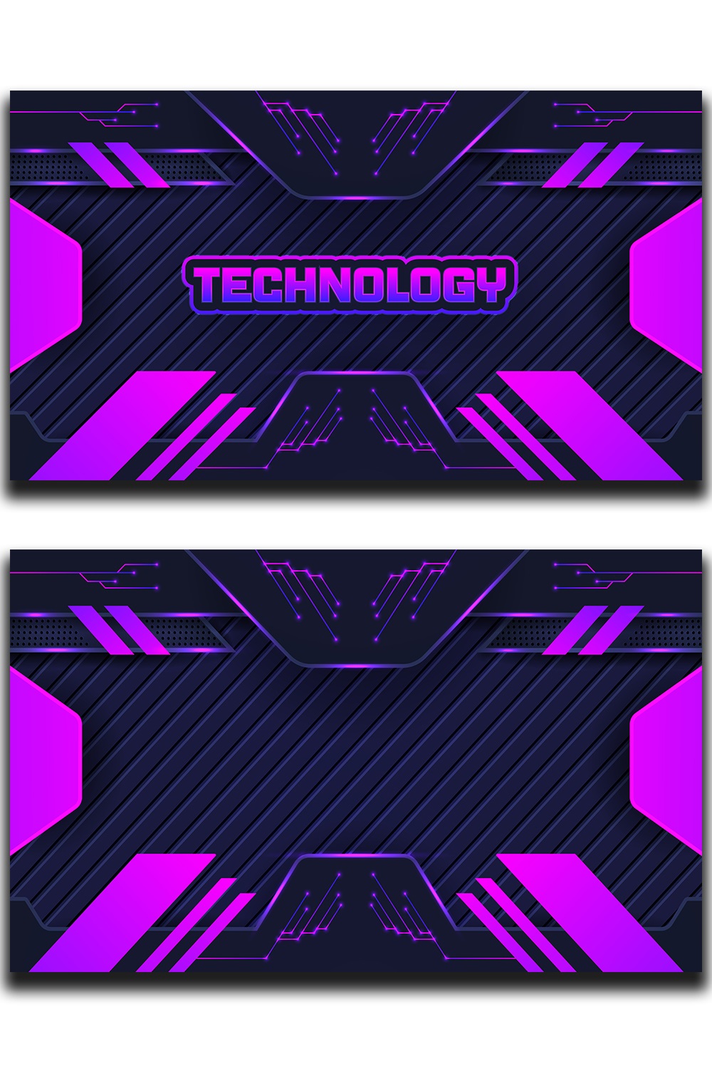 Technology Background Design With Editable Text Effect pinterest preview image.