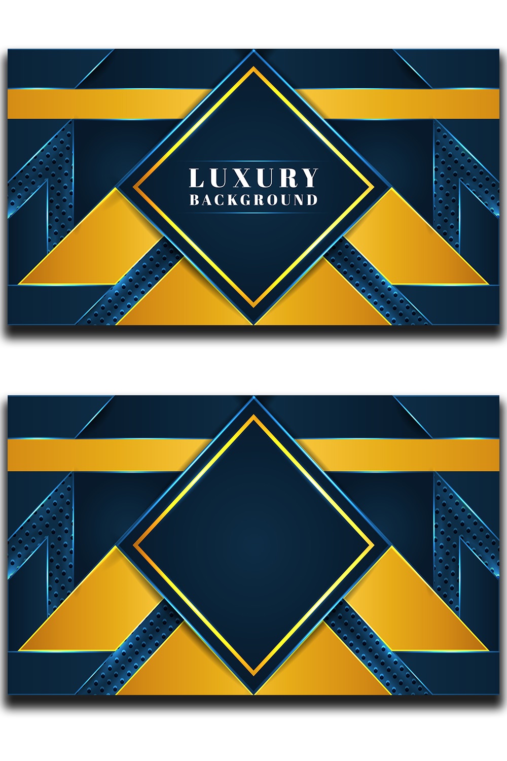 Modern Luxury Gradient Background With Geometric Shapes And Dot Pattern pinterest preview image.