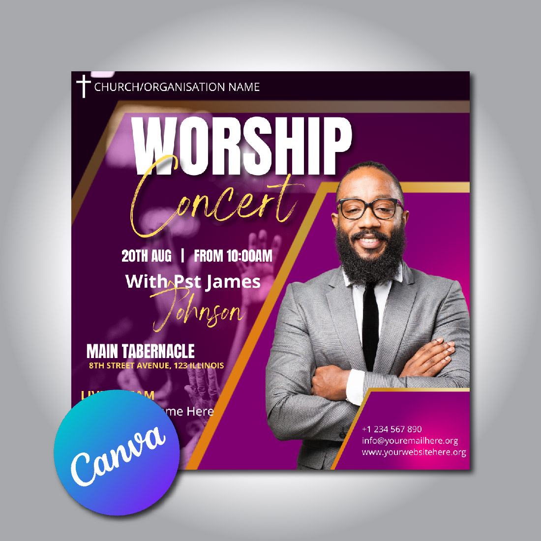CHURCH FLYER TEMPLATE cover image.
