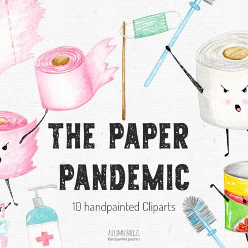 The Paper Pandemic Clipart cover image.