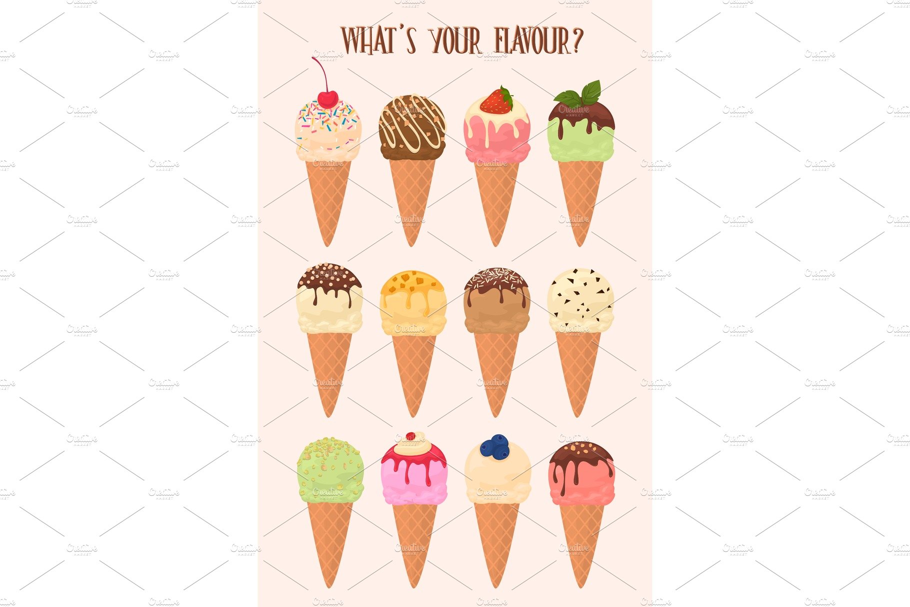 Ice cream cone collection cover image.