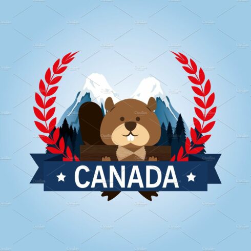 beaver canadian animal scene cover image.