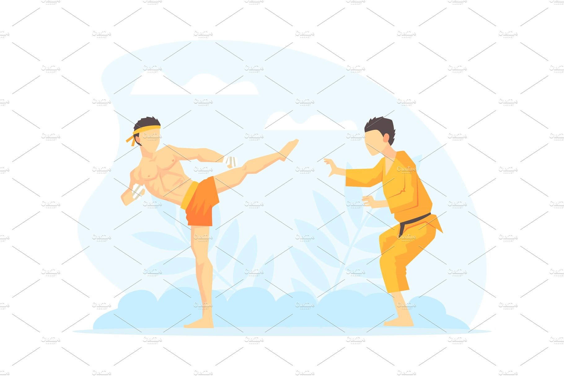 Asian Martial Arts Fighters, Two cover image.