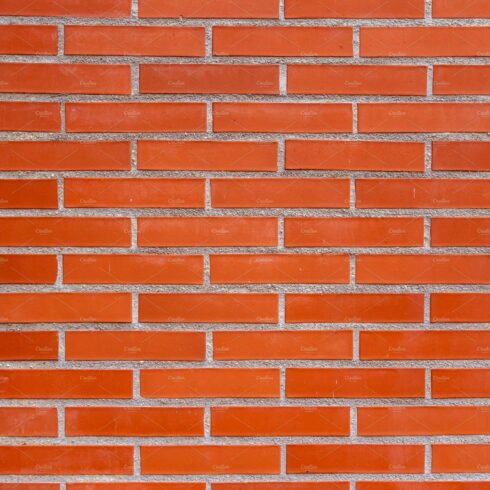 Red brick wall background texture cover image.