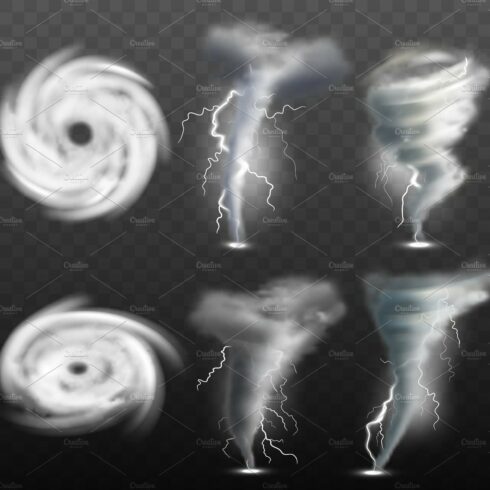 Weather tornado. Water cyclonic cover image.