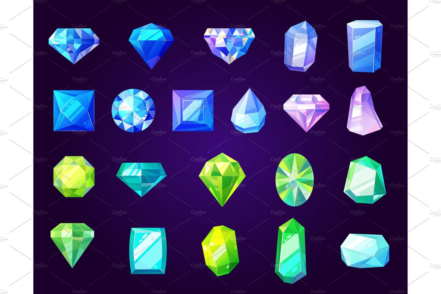 Sapphires, emeralds, precious stones cover image.