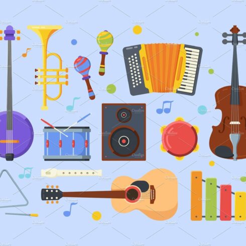 Modern ethnic musical instruments cover image.
