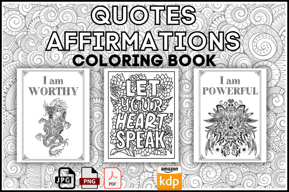 quotes affirmations adult coloring pages 1 728