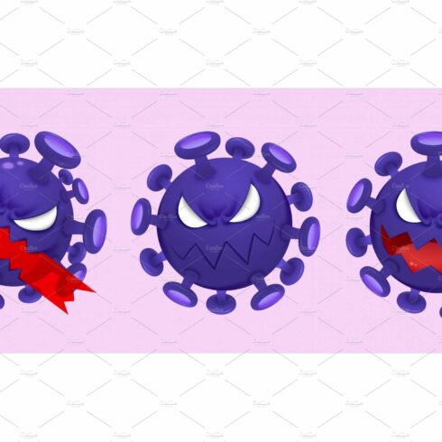 Vicious purple coronavirus cover image.