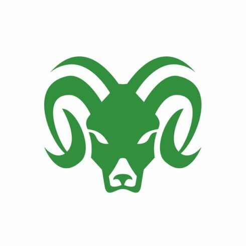 Bighorn Sheep Ram Head Front Icon cover image.