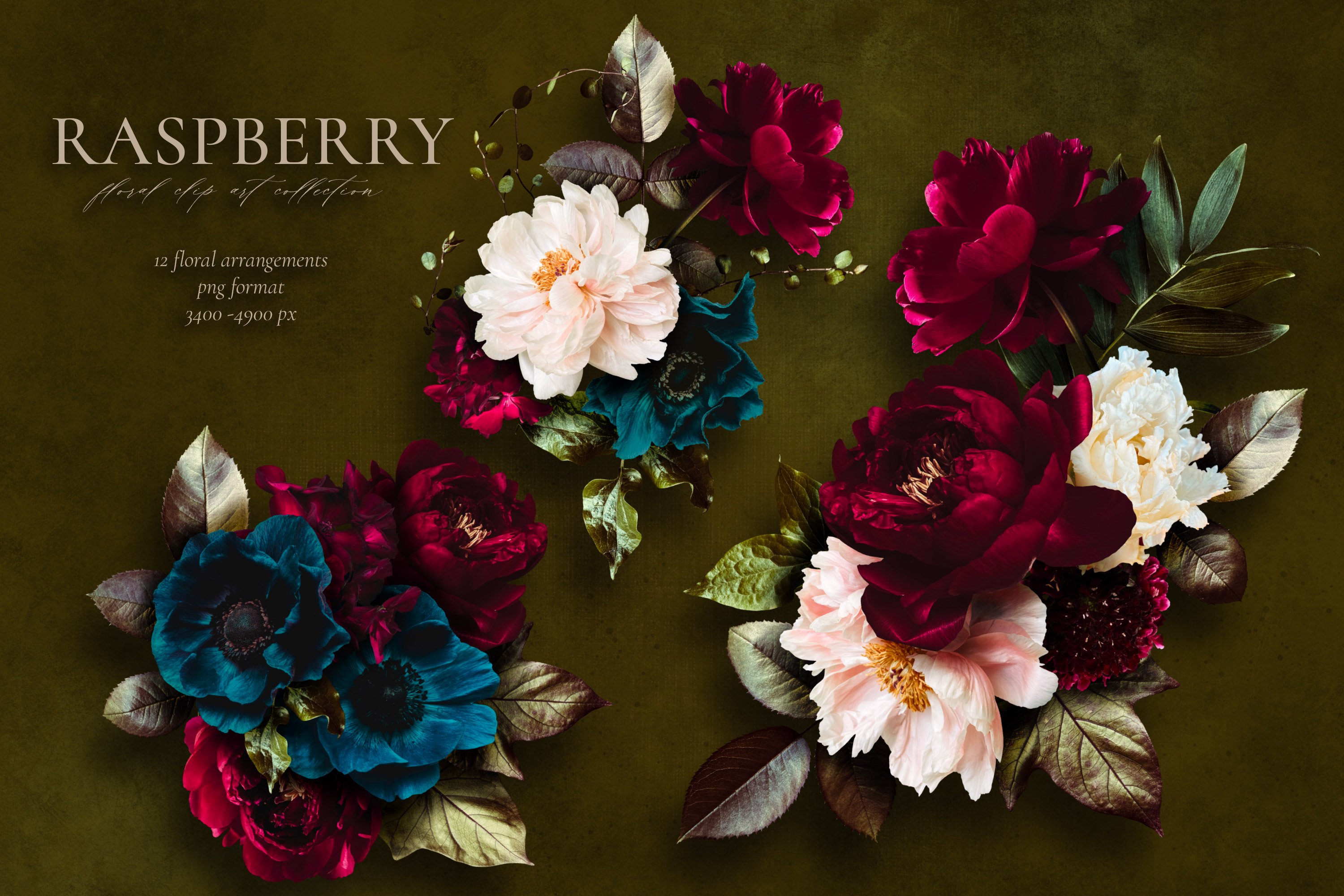 raspberry bouquets 2 884