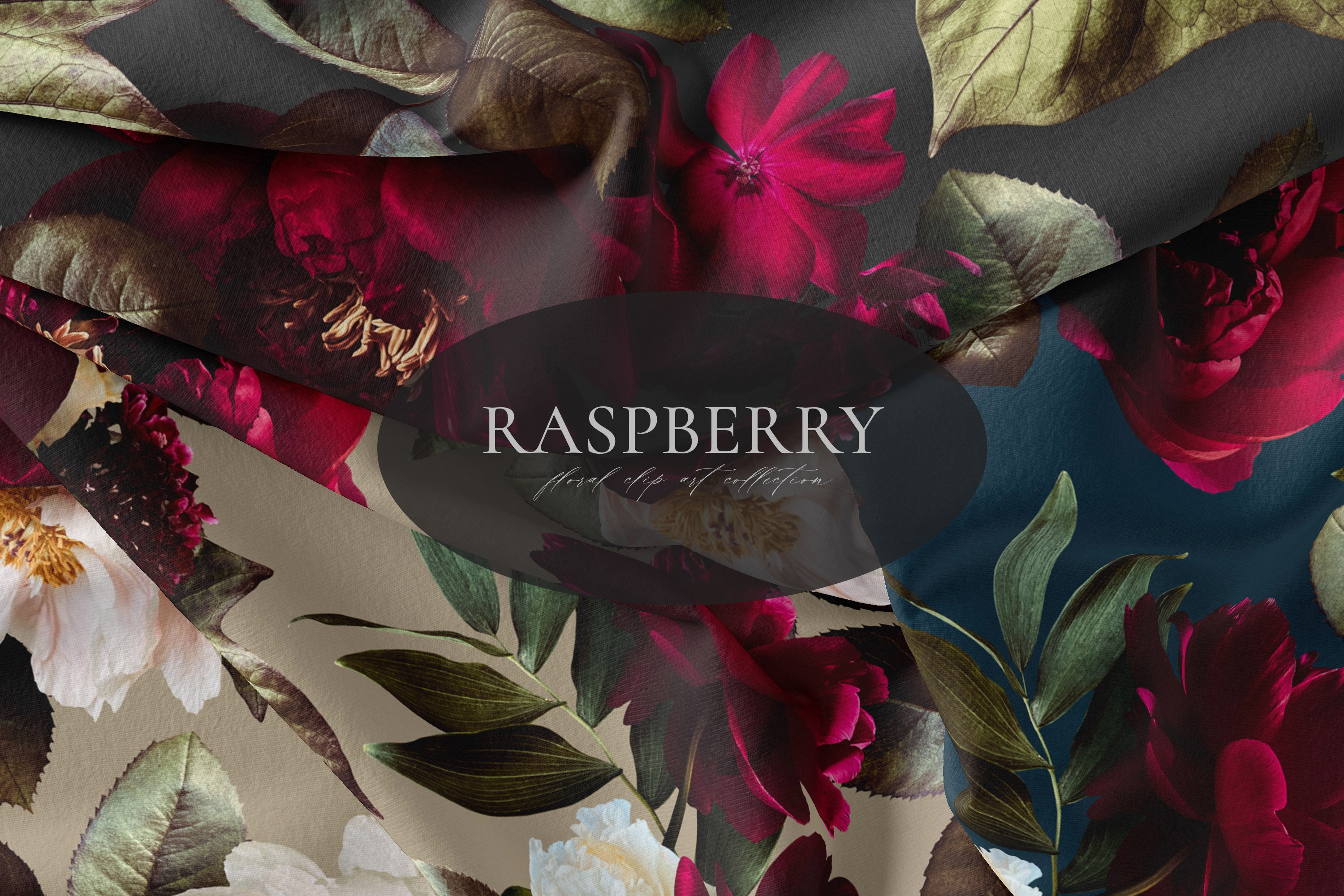 raspberry fabric 603