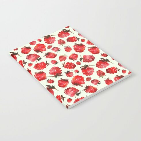 Raspberries in watercolor cover image.