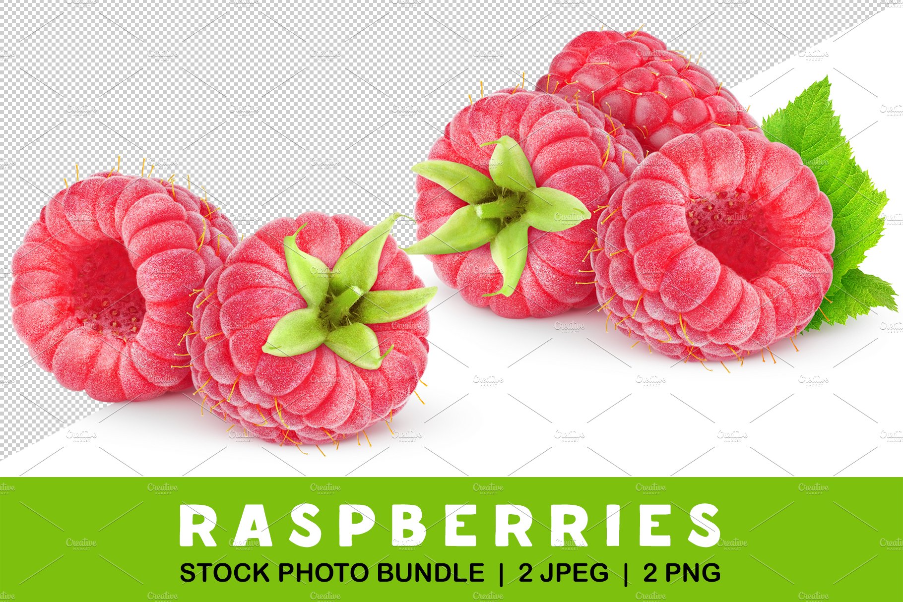 Fresh raspberries cover image.