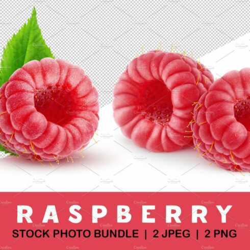 Fresh raspberries cover image.