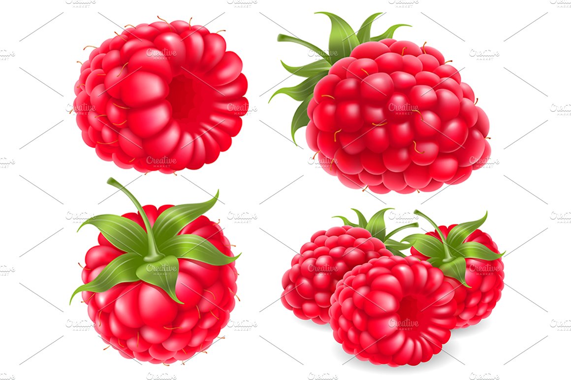Fresh ripe raspberry cover image.
