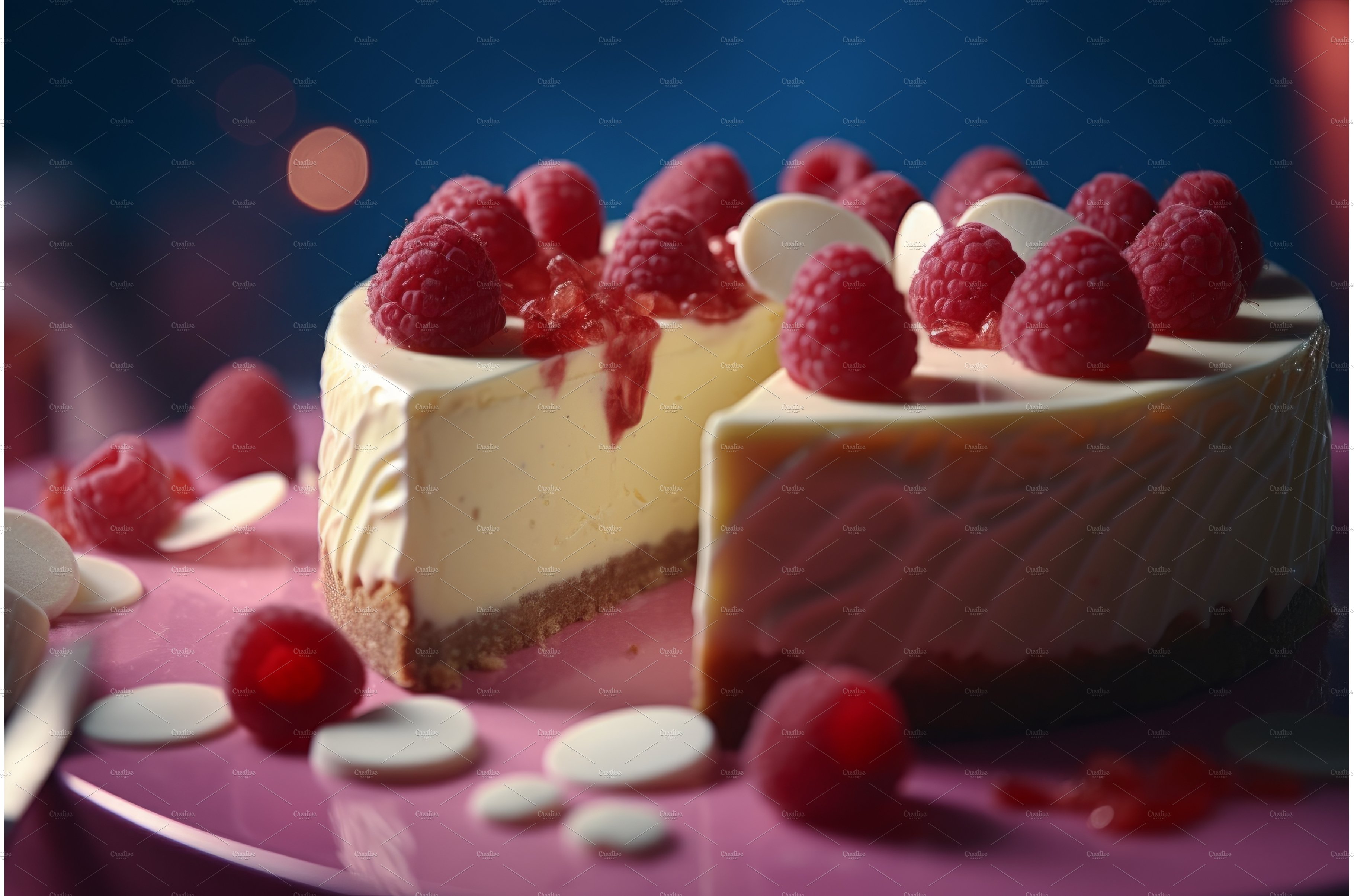 Restaurant raspberry cheesecake cover image.